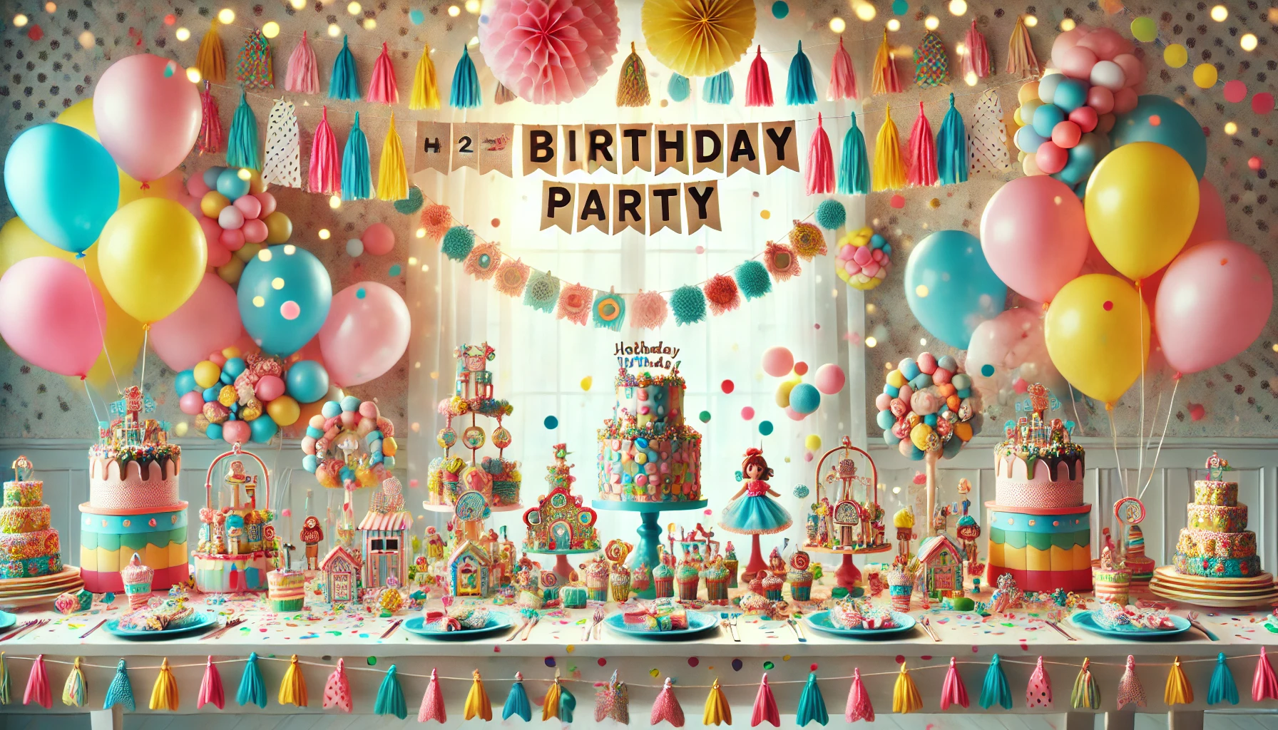 Décor for kids birthday party