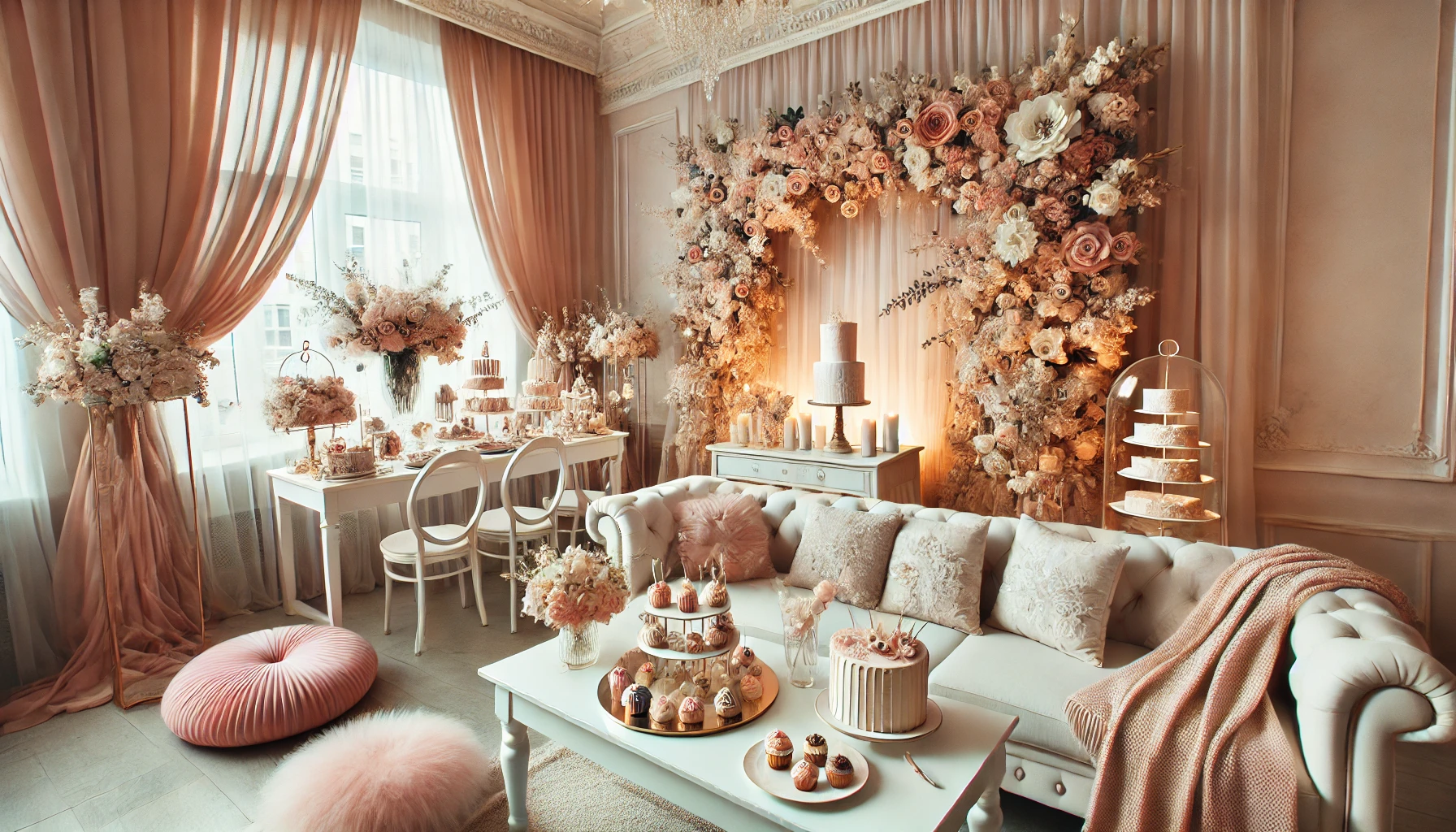 Girls birthday party décor